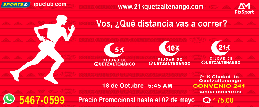 21K Quetzaltenango 2026
